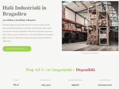 Bragadiru, inchiriez hale industriale